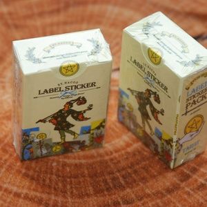 2-Pack Tarot Stickers miniature rider waite smith